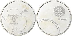 World Coins - Portugal, 8 Euro, Football - The Keeper's Save, 2004, Lisbon, Silver,