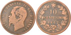 World Coins - Coin, Italy, Vittorio Emanuele II, 10 Centesimi, 1862, Milan, , Copper