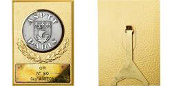 World Coins - France, Medal, A.S.P.T.T Paris, Gilt Bronze,