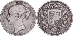 World Coins - Great Britain, Victoria, Crown, 1845, Silver, , KM:741