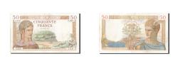 World Coins - Banknote, France, 50 Francs, 50 F 1934-1940 ''Cérès'', 1935, 1935-02-28