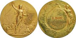 World Coins - France, Medal, Médaille au Mérite, 1975, Gilt Bronze, Dubois.H,