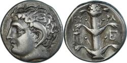 Ancient Coins - Kyrenaica, Magas, Didrachm, ca. 294-275 BC, Kyrene, Silver,