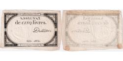 World Coins - France, 5 Livres, 10 brumaire de l'an 2 - (31 octobre 1793), 18850, EF(40-45)