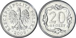 World Coins - Coin, Poland, 20 Groszy, 2008, Warsaw, , Copper-nickel, KM:280