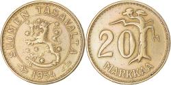 World Coins - Coin, Finland, 20 Markkaa, 1954