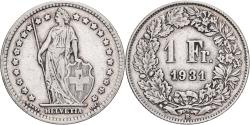 World Coins - Switzerland, Franc, 1931, Bern, Silver, , KM:24
