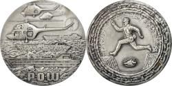 World Coins - Poland, Medal, WOSF, Sport Militaire, Hélicoptères, , Silvered bronze
