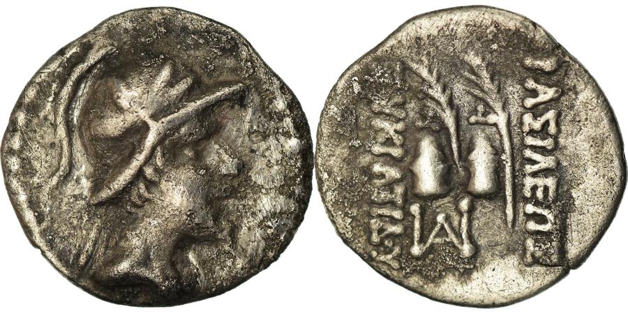Coin, Baktrian Kingdom, Eukratides I, Obol, 170-145 BC, , Silver, SNG