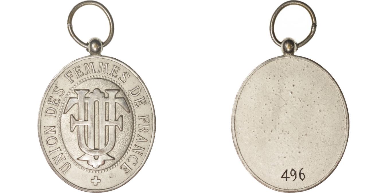 France, Union des Femmes de France, Medal, XXth Century, Excellent