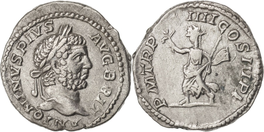 Caracalla, Denarius, 211, Roma, , Silver, RIC:184 | Roman Imperial Coins