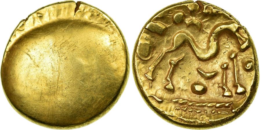 Coin, Ambiani, Stater, aux esses, , Gold, Delestrée:242 | Celtic Coins