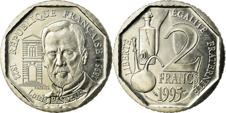 ca FRANCE 2 francs PASTEUR 1995