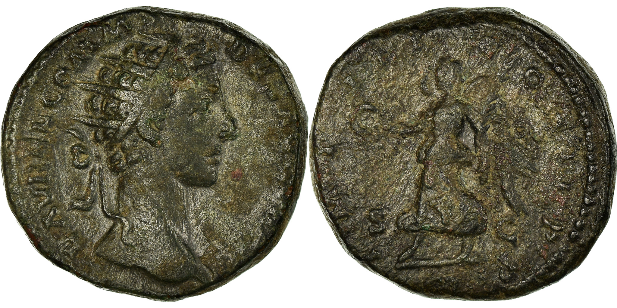 Coin, Commodus, Dupondius, Rome, , Bronze, RIC:1614 | Roman