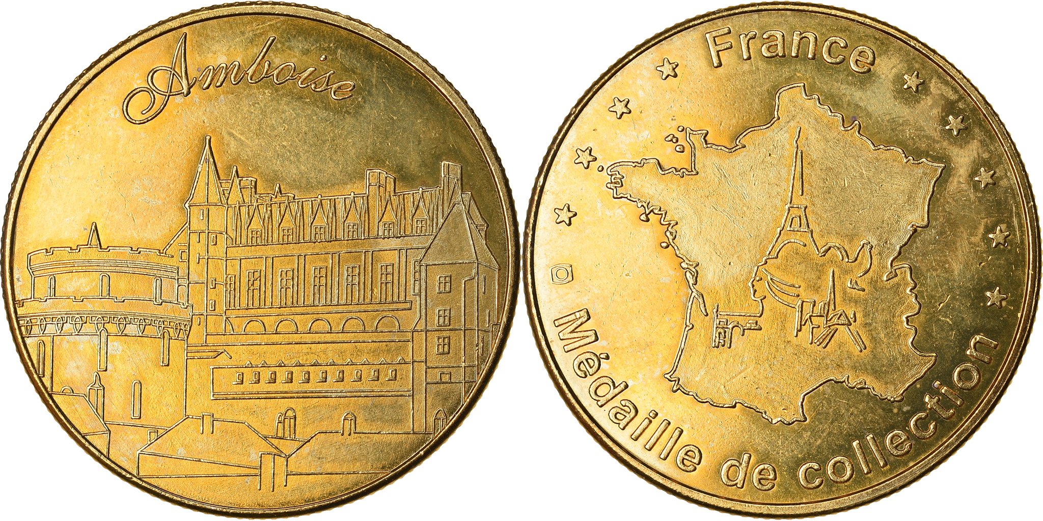 Médaille En Bronze - Amboise - Collection Ou Décoration