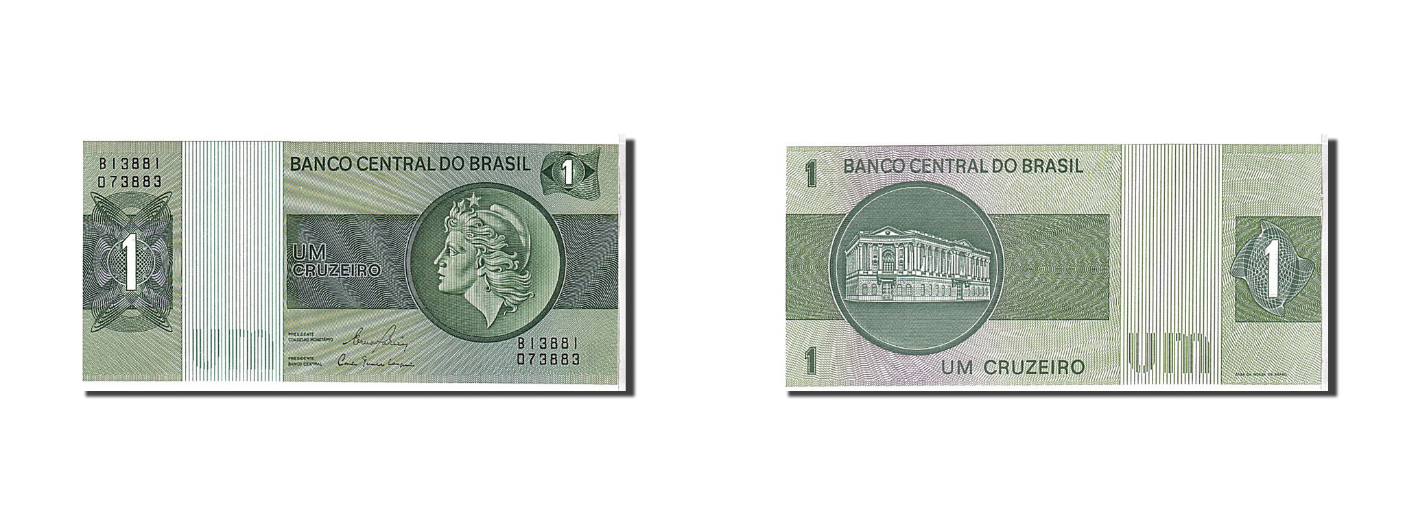 Banco Central Do Brazil 1 Cruzerio - UNC