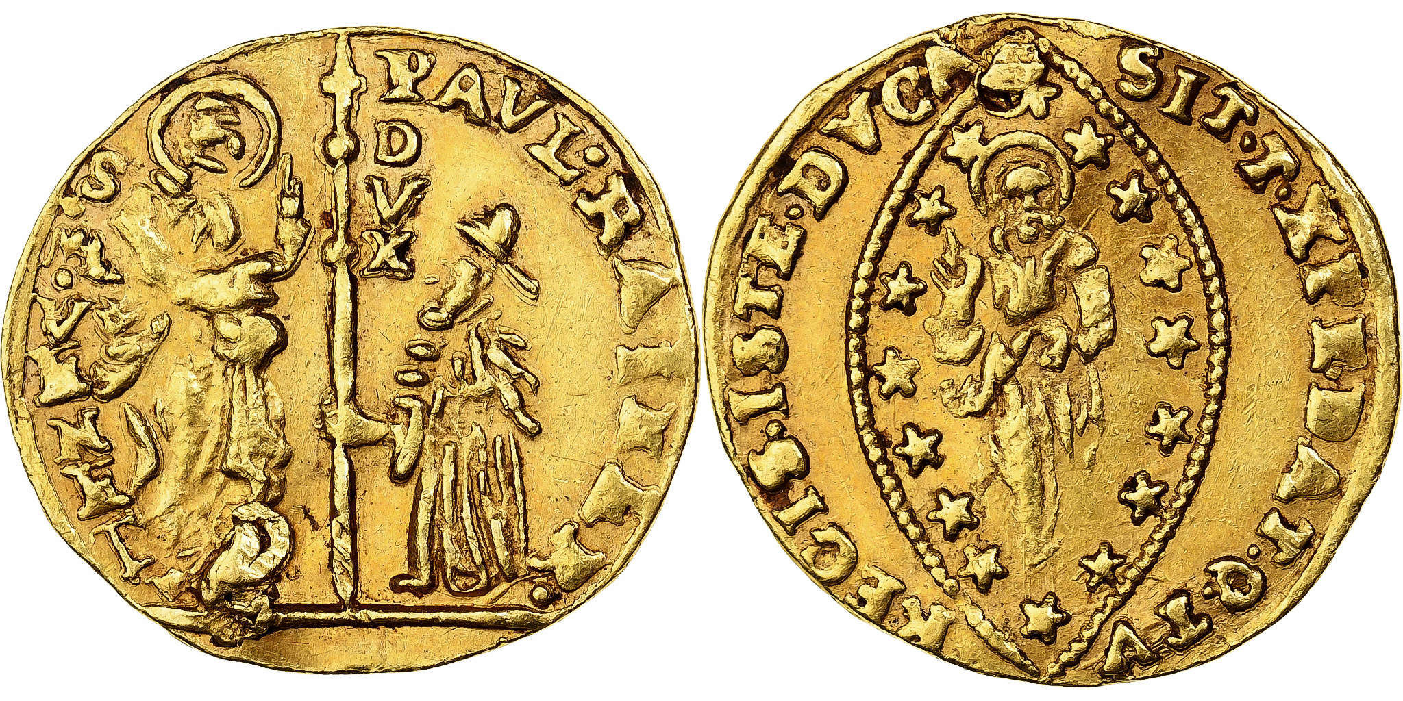 Republic of Venice, Paolo Renier, Zecchino, 1779-1789, Venice, Gold,
