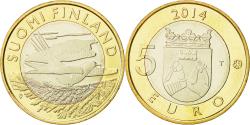 World Coins - Finland, 5 Euro, 2014, , Bi-Metallic