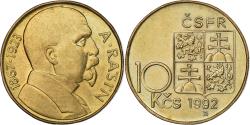 World Coins - Czechoslovakia, 10 Korun, 1992, Nickel-Bronze, , KM:159