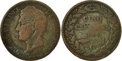 World Coins - Coin, Monaco, Honore V, 5 Centimes, Cinq, 1837, Monaco, , Copper