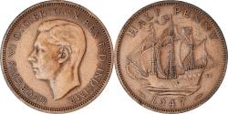 World Coins - Coin, Great Britain, George VI, 1/2 Penny, 1947, , Bronze, KM:844