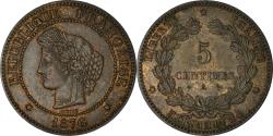 World Coins - Coin, France, Cérès, 5 Centimes, 1876, Paris, , Bronze, KM:821.1
