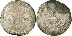 World Coins - Coin, Spanish Netherlands, Flanders, Patagon, 1656, Bruges, , Silver