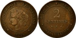 World Coins - Coin, France, Cérès, 2 Centimes, 1893, Paris, , Bronze, KM:827.1
