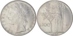 World Coins - Coin, Italy, 100 Lire, 1957, Rome, , Stainless Steel, KM:96.1