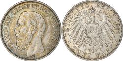 World Coins - Coin, German States, BADEN, Friedrich I, 2 Mark, 1901, Stuttgart,