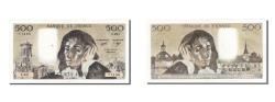 World Coins - Banknote, France, 500 Francs, 500 F 1968-1993 ''Pascal'', 1984, 1984-01-05