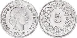 World Coins - Coin, Switzerland, 5 Rappen, 1936