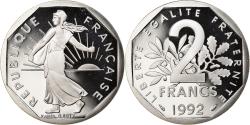 World Coins - Coin, France, Semeuse, 2 Francs, 1992, Paris, BE, , Nickel, KM:942.2