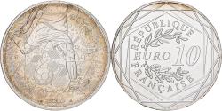 World Coins - France, 10 Euro, UEFA Euro 2016, Football, , Silver
