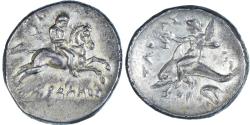 Ancient Coins - Calabria, Nomos, 302-280 BC, Tarentum, Silver, , HGC:1-819