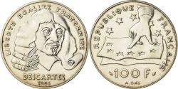 World Coins - Coin, France, Descartes, 100 Francs, 1991, FDC, , Silver, KM:996