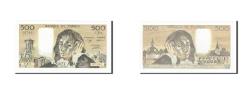 World Coins - Banknote, France, 500 Francs, 500 F 1968-1993 ''Pascal'', 1990, 1990-02-01