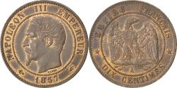 World Coins - Coin, France, Napoleon III, Napoléon III, 10 Centimes, 1857, Paris,