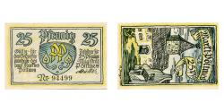 World Coins - Banknote, Germany, Pöttmes, 25 Pfennig, ferme, 1921, UNC(63), Mehl:1067.1