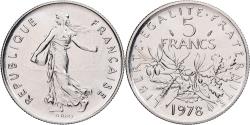 World Coins - Coin, France, Semeuse, 5 Francs, 1978, Paris, série FDC, , Nickel Clad