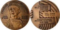 World Coins - France, Medal, Charles De Gaulle, Compagnon de la Libération, 1990,
