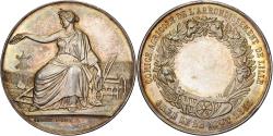 World Coins - France, Token, Comice Agricole de l'Arrondissement de Lille, 1853, Silver