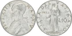 World Coins - Coin, VATICAN CITY, Pius XII, 10 Lire, 1952, Roma, , Aluminum, KM:52.1