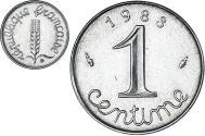 World Coins - Coin, France, Épi, Centime, 1983, Paris, , Stainless Steel, KM:928