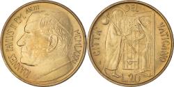 World Coins - Coin, VATICAN CITY, John Paul II, 20 Lire, 1981, , Aluminum-Bronze