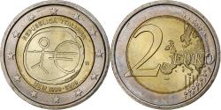 World Coins - Italy, 2 Euro, European Monetrary Union, 10th Anniversary, 2009, Rome,