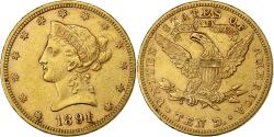 Us Coins - United States, $10, Eagle, Coronet Head, 1891, Philadelphia, Gold,