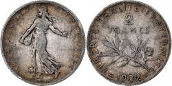 World Coins - Coin, France, Semeuse, 2 Francs, 1902, , Silver, Gadoury:532