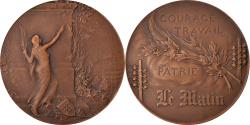 World Coins - France, Medal, Art Nouveau, Journal Le Matin, Riberon, , Bronze