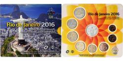 World Coins - Slovakia, 1 c. to 2€ + token, Summer Olympics Rio de Janeiro, BU, 2016